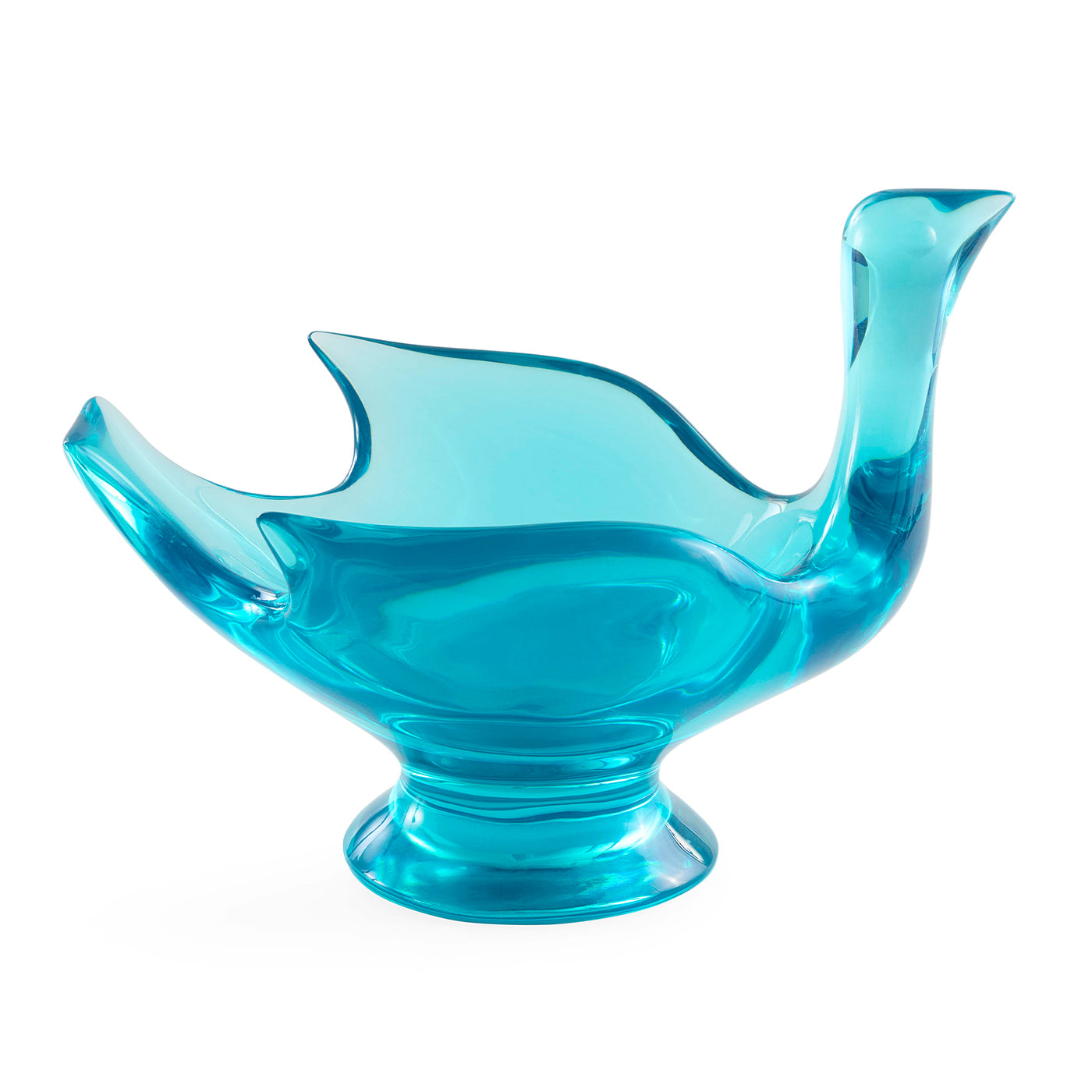 Acrylic Bird Pedestal Bowl
